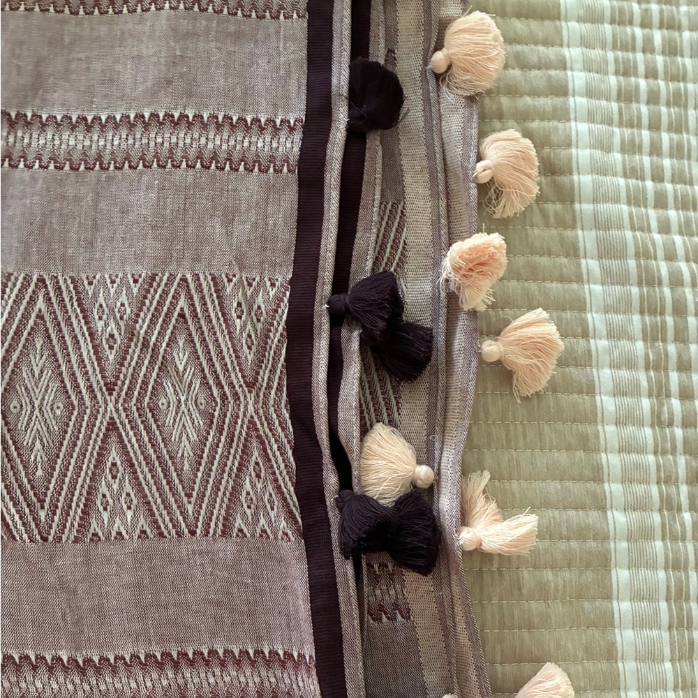 MADEWELL Cape Scarf with Tassels NWT - Picture 4 of 6